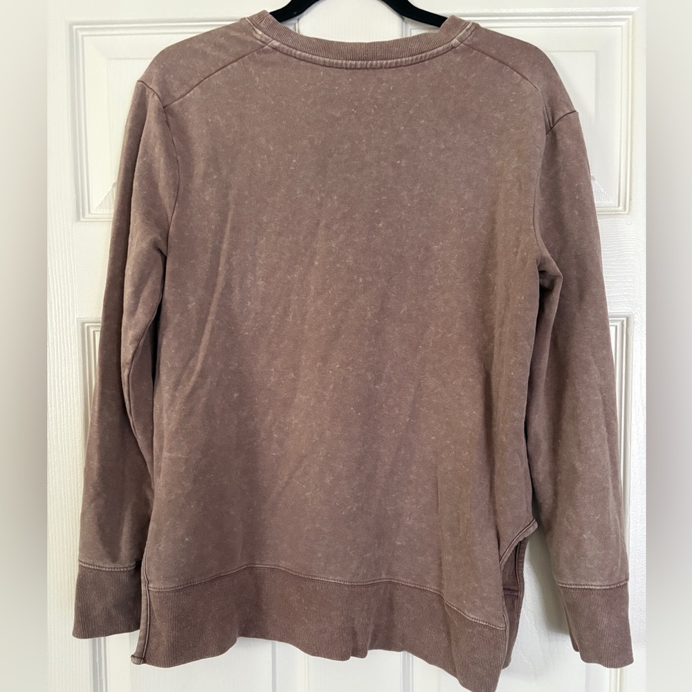 Daily Ritual Taupe Long Sleeve Top - Picture 4 of 4